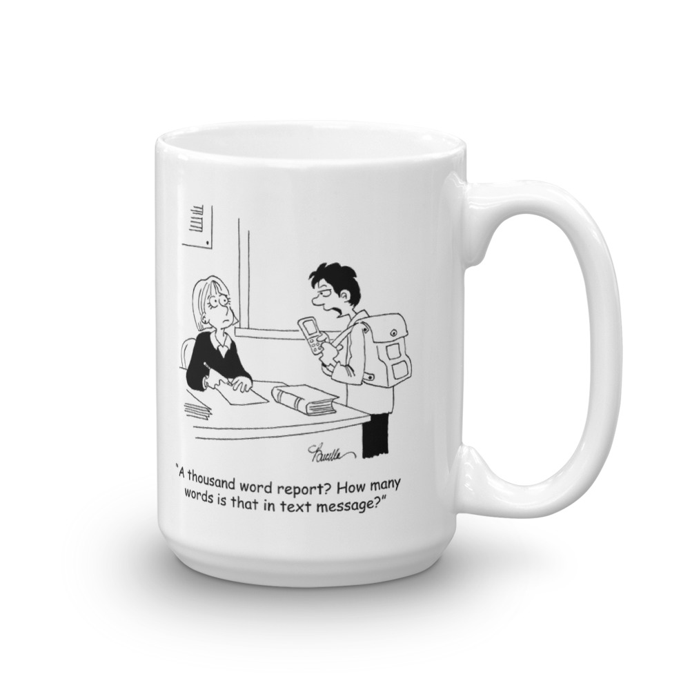 White Glossy Mug