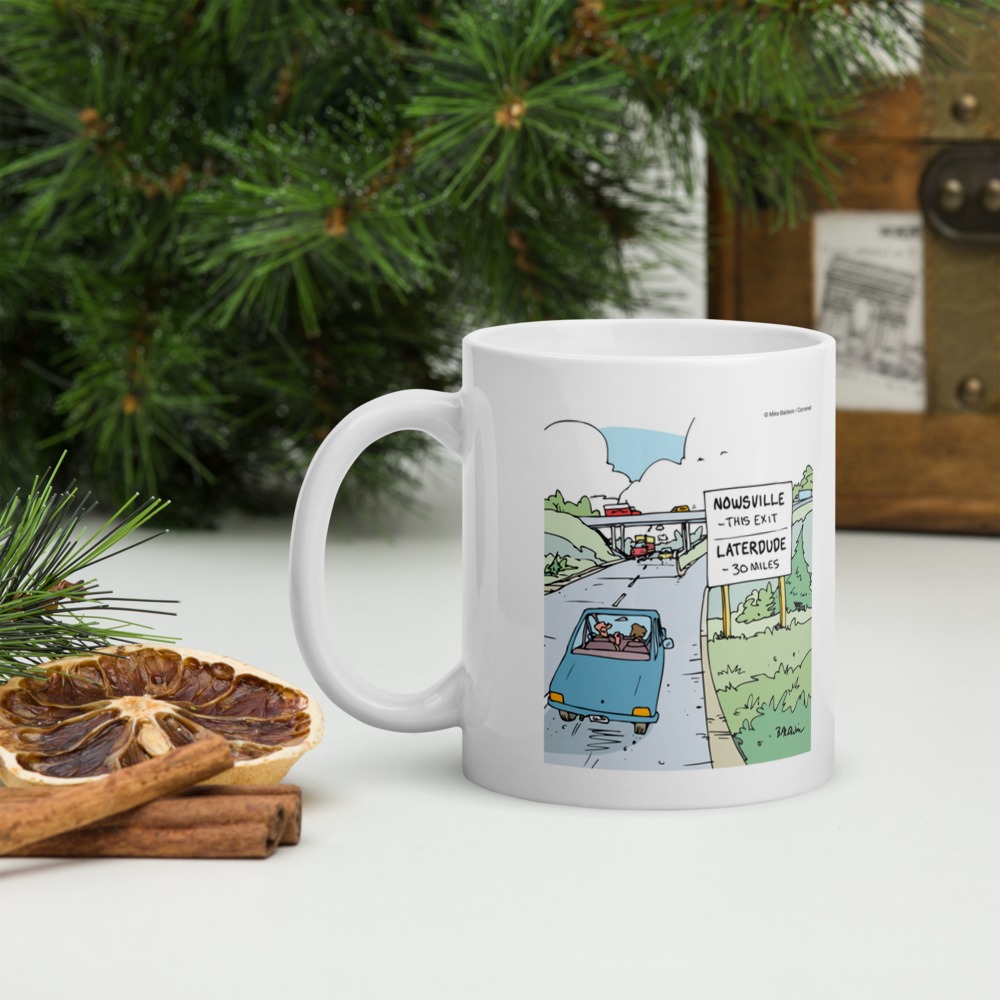 White Glossy Mug