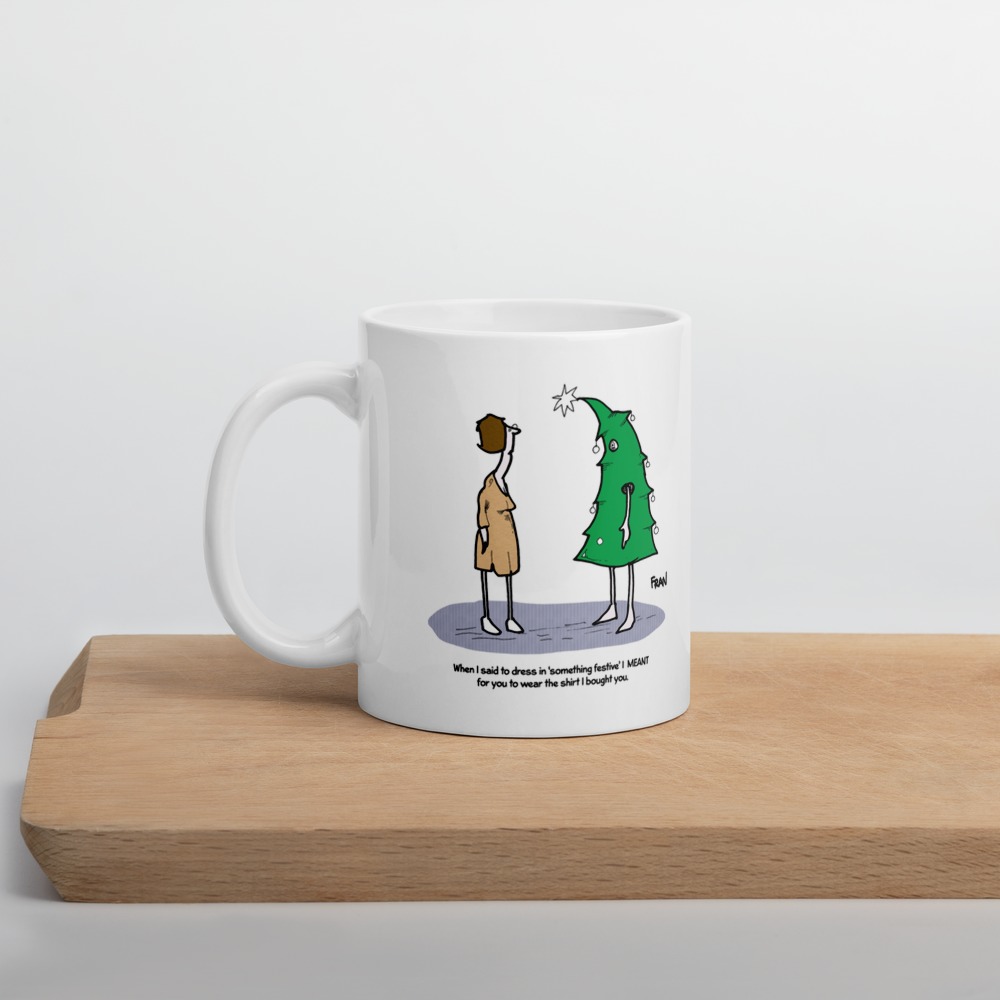 White Glossy Mug