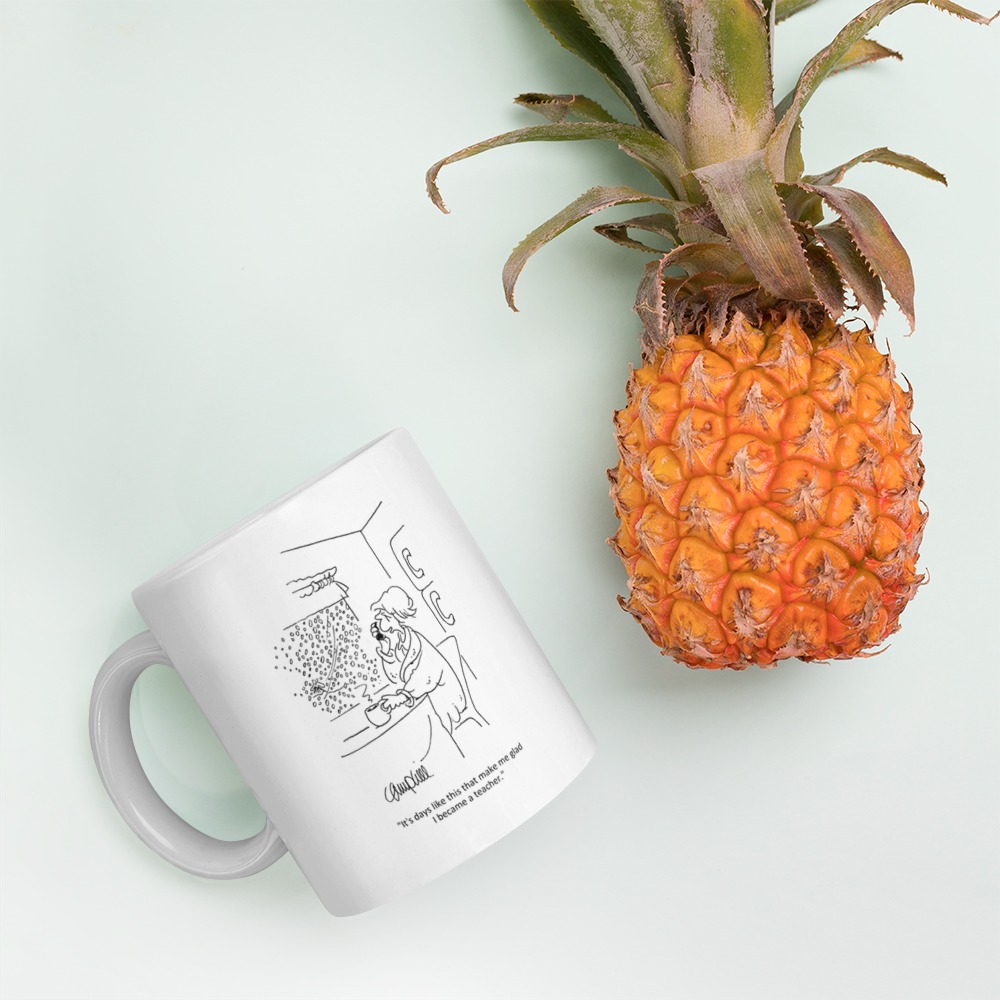 White Glossy Mug