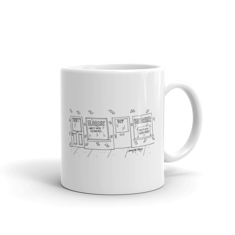 White Glossy Mug