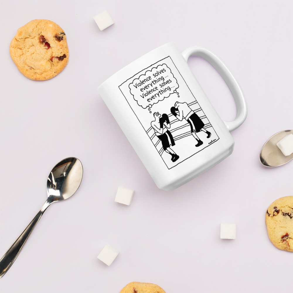 White Glossy Mug