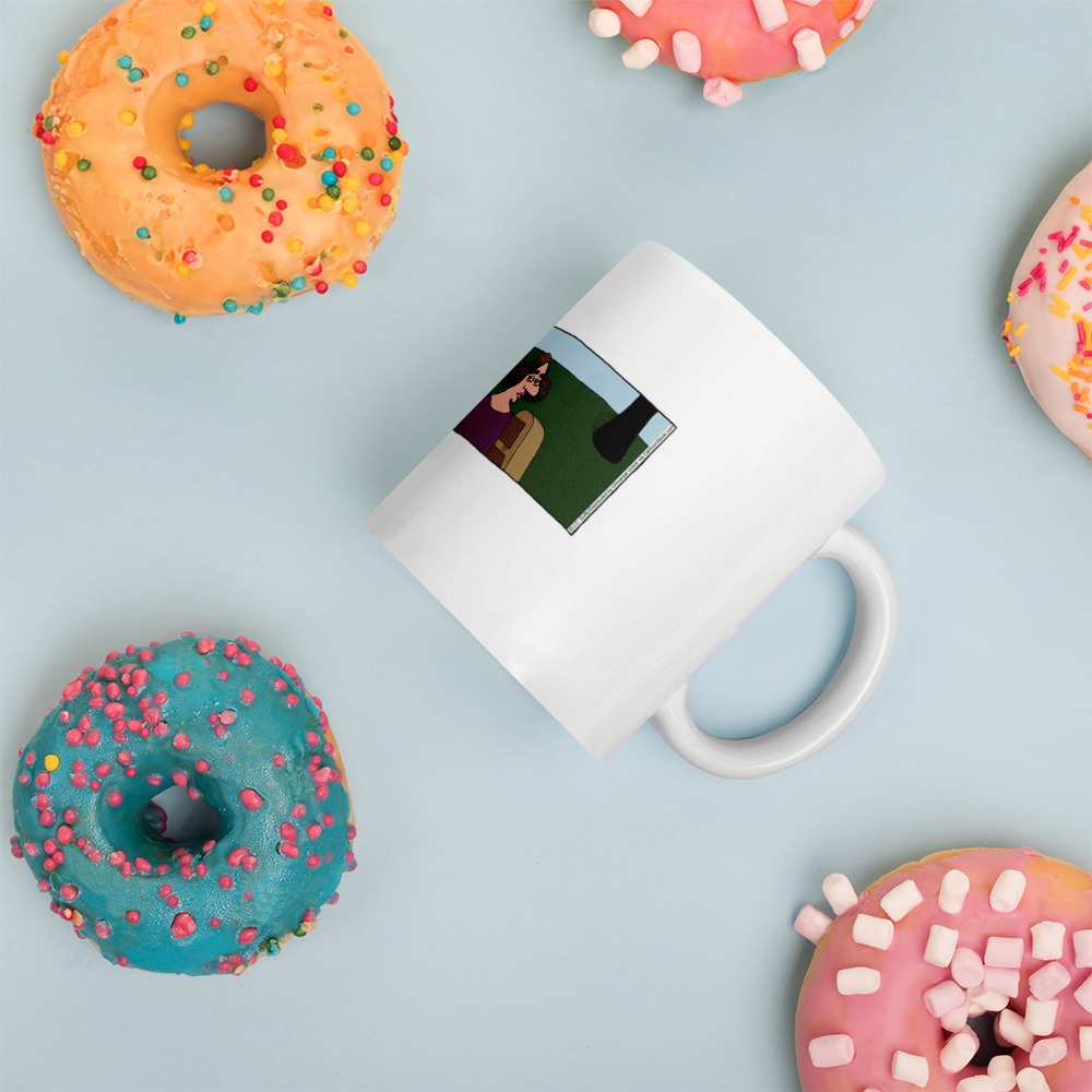 White Glossy Mug