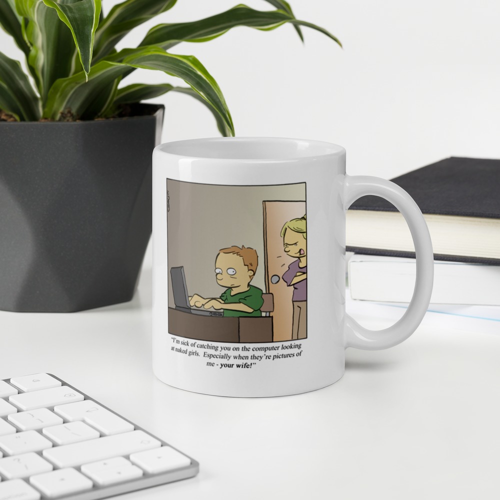 White Glossy Mug
