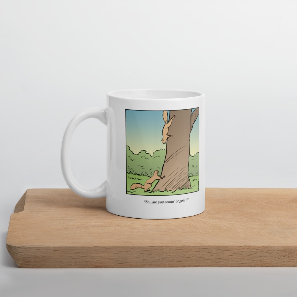 White Glossy Mug