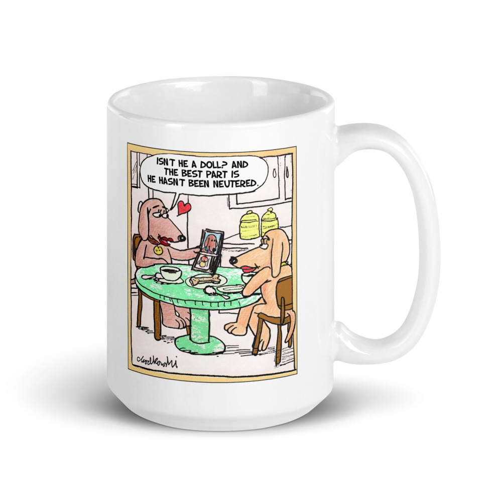 White Glossy Mug