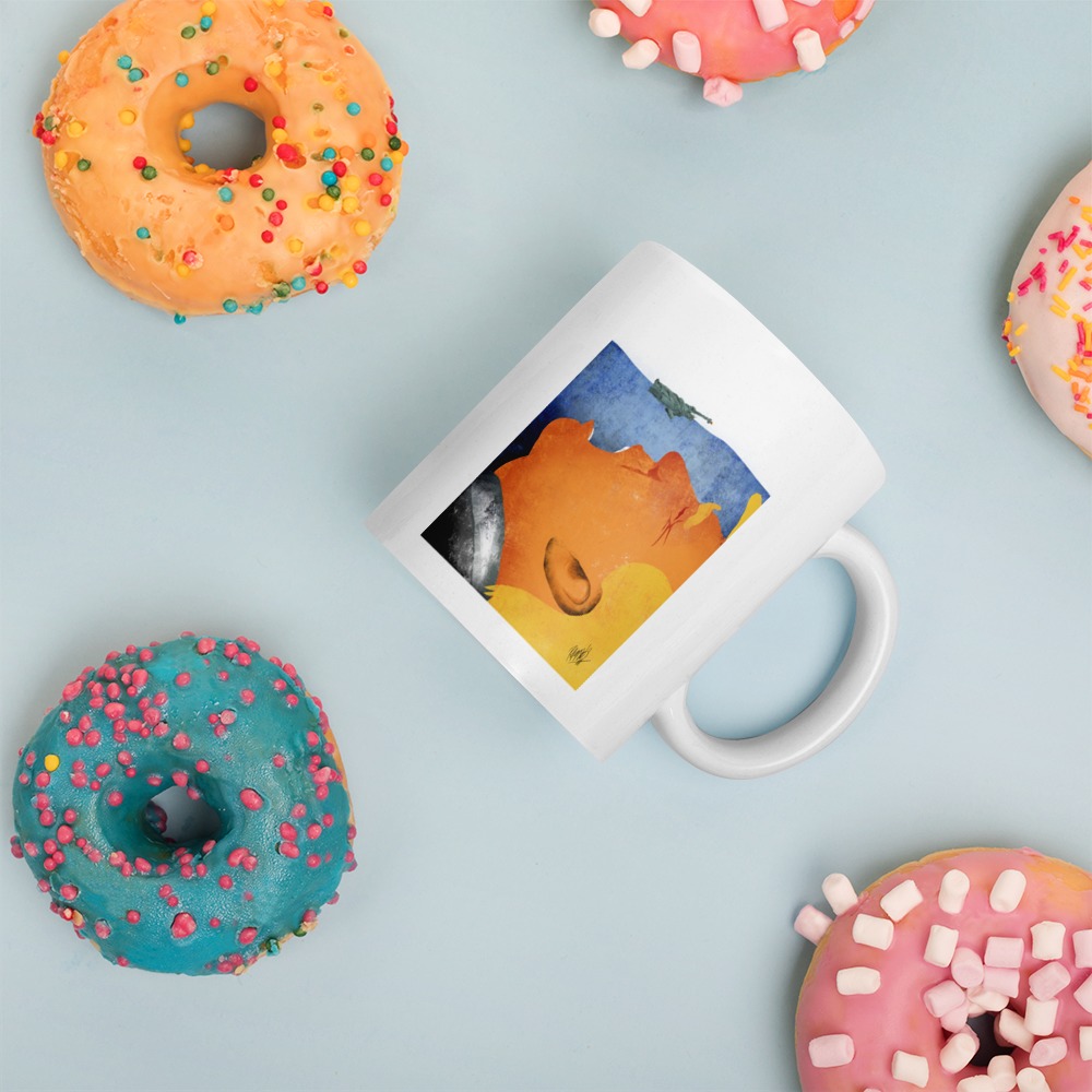 White Glossy Mug