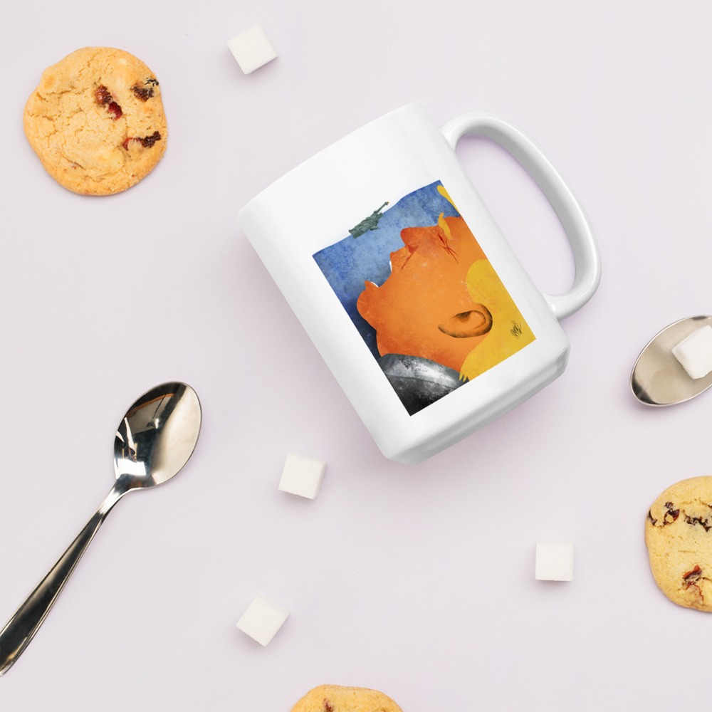 White Glossy Mug