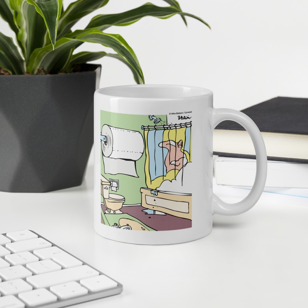 White Glossy Mug