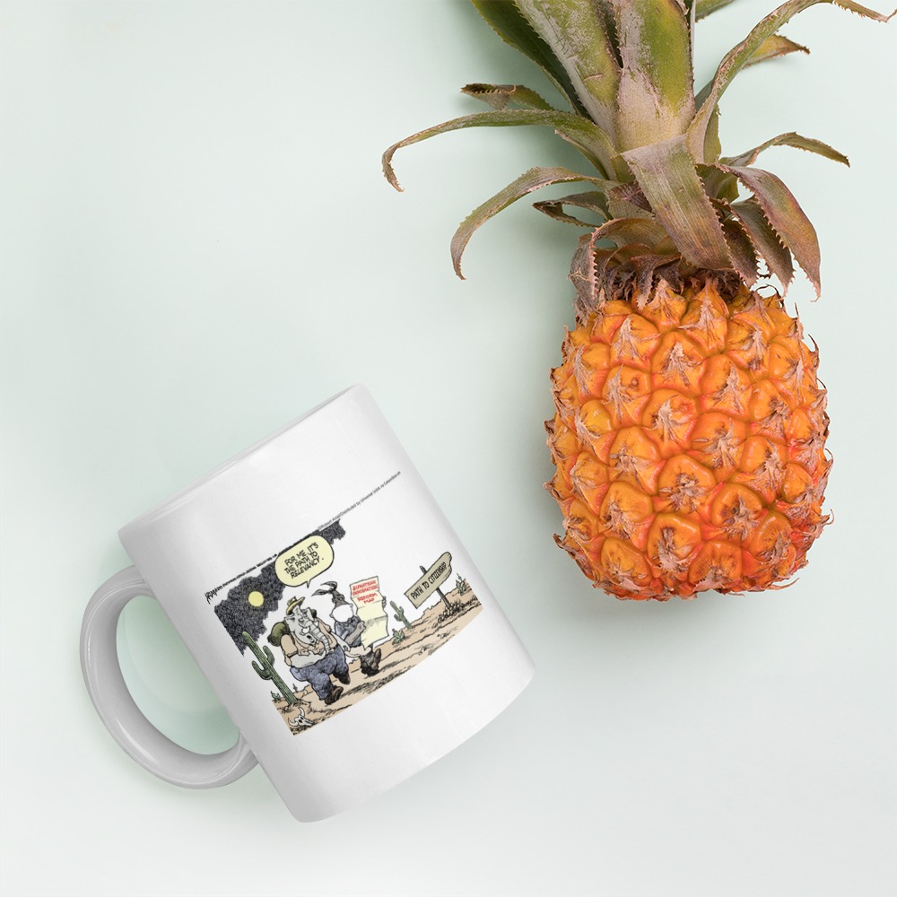 White Glossy Mug