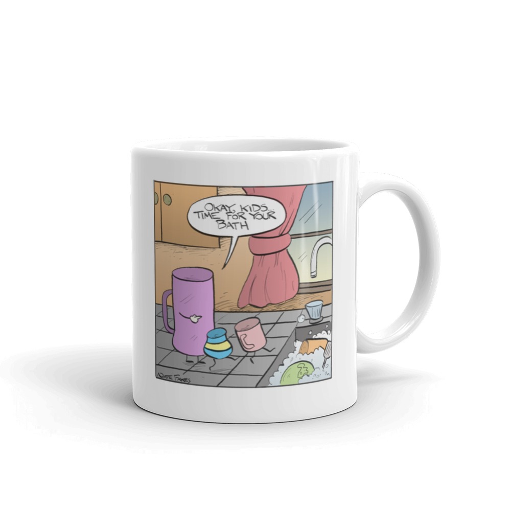 White Glossy Mug