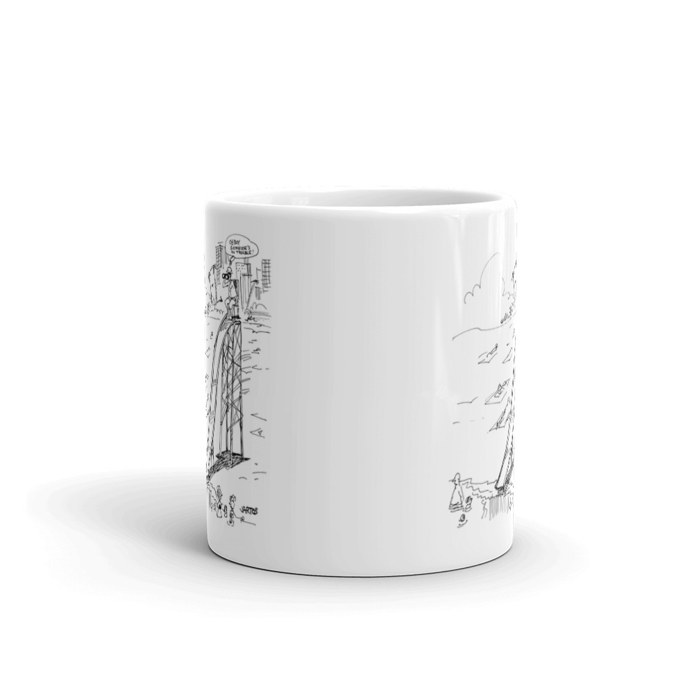 White Glossy Mug