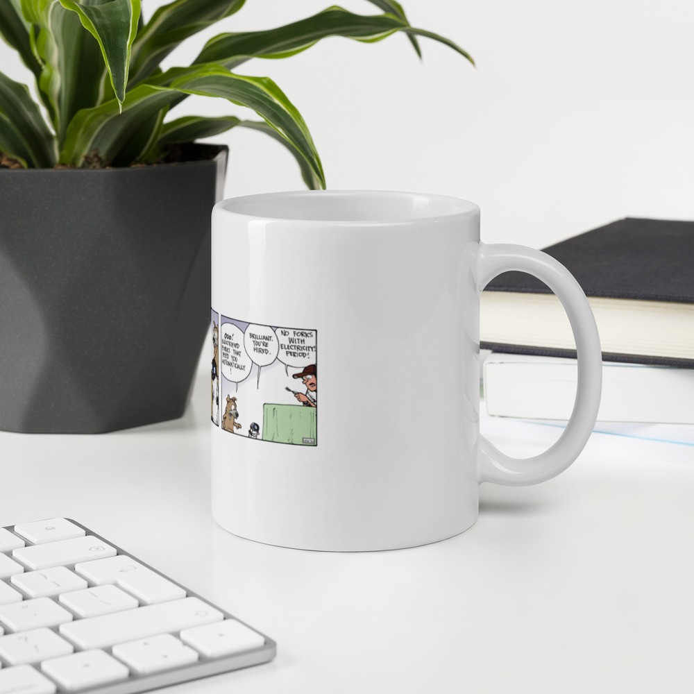 White Glossy Mug