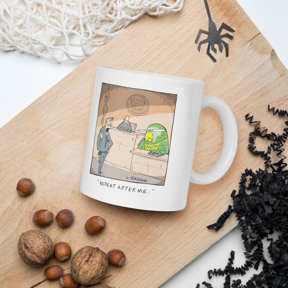 White Glossy Mug