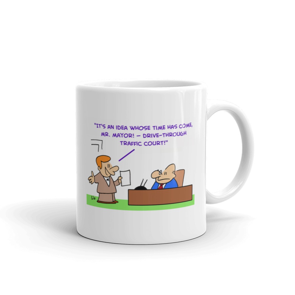 White Glossy Mug