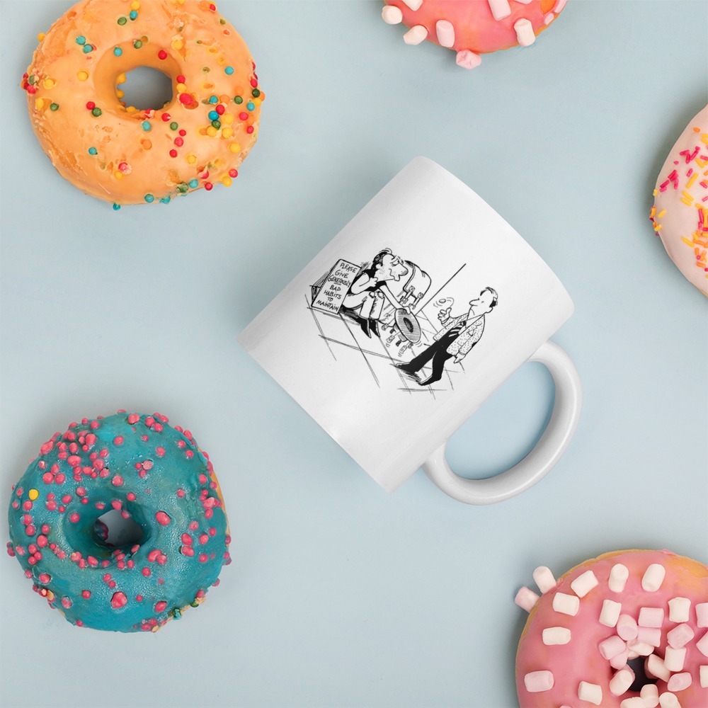 White Glossy Mug