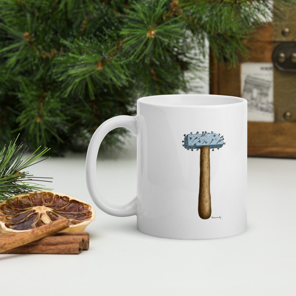 White Glossy Mug