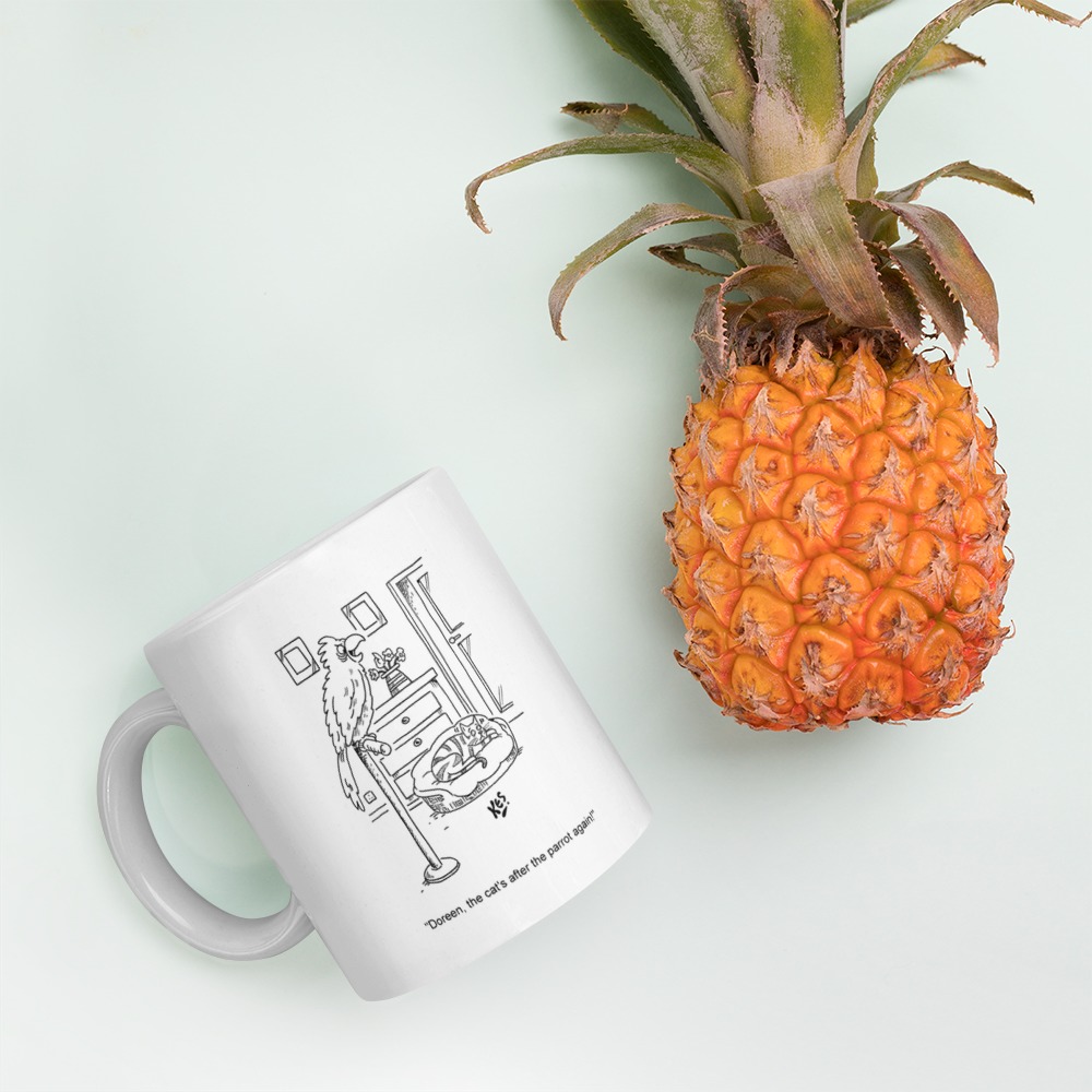 White Glossy Mug