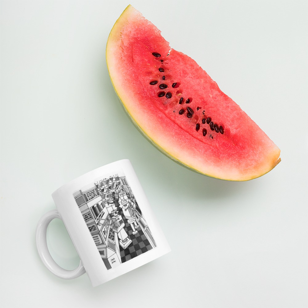White Glossy Mug