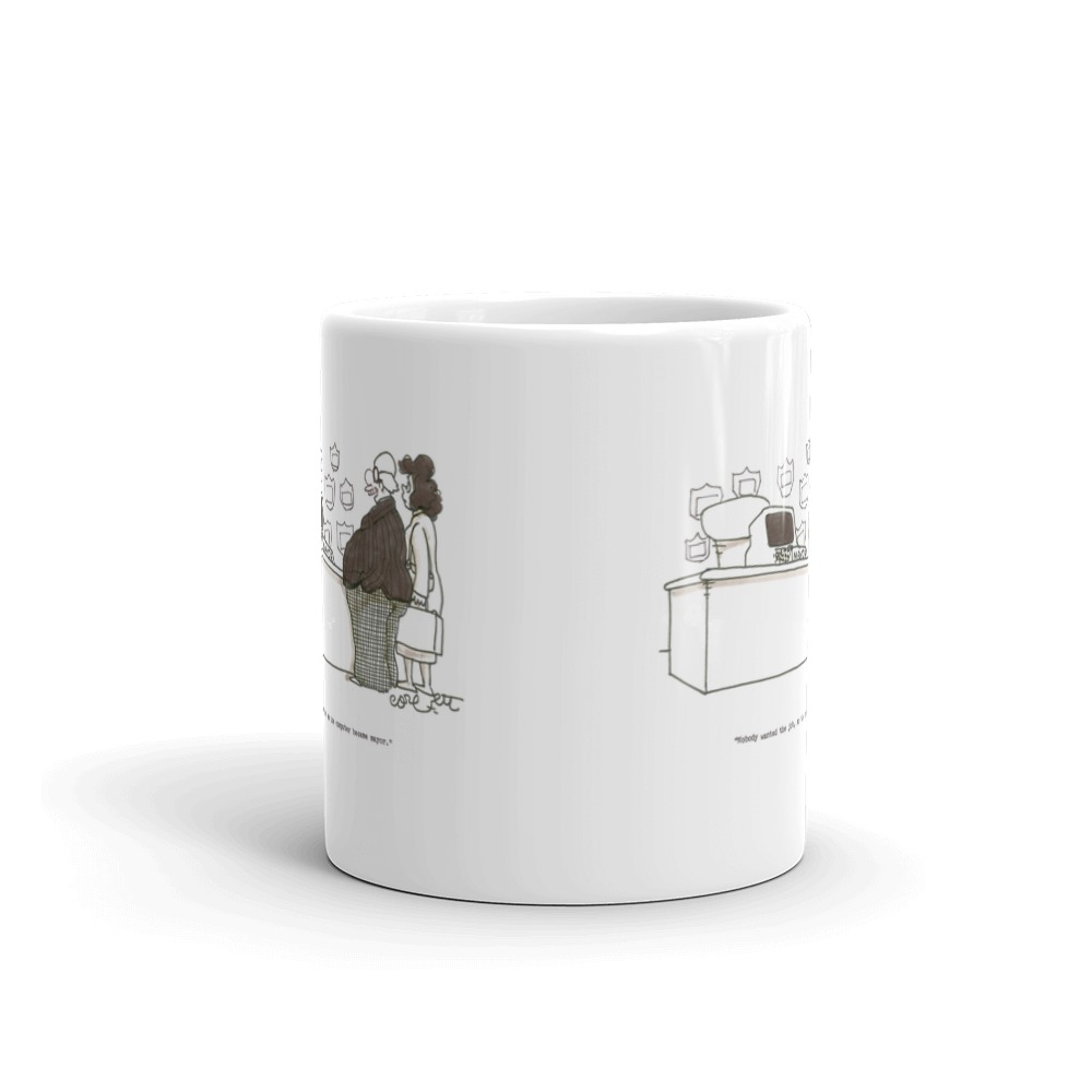White Glossy Mug