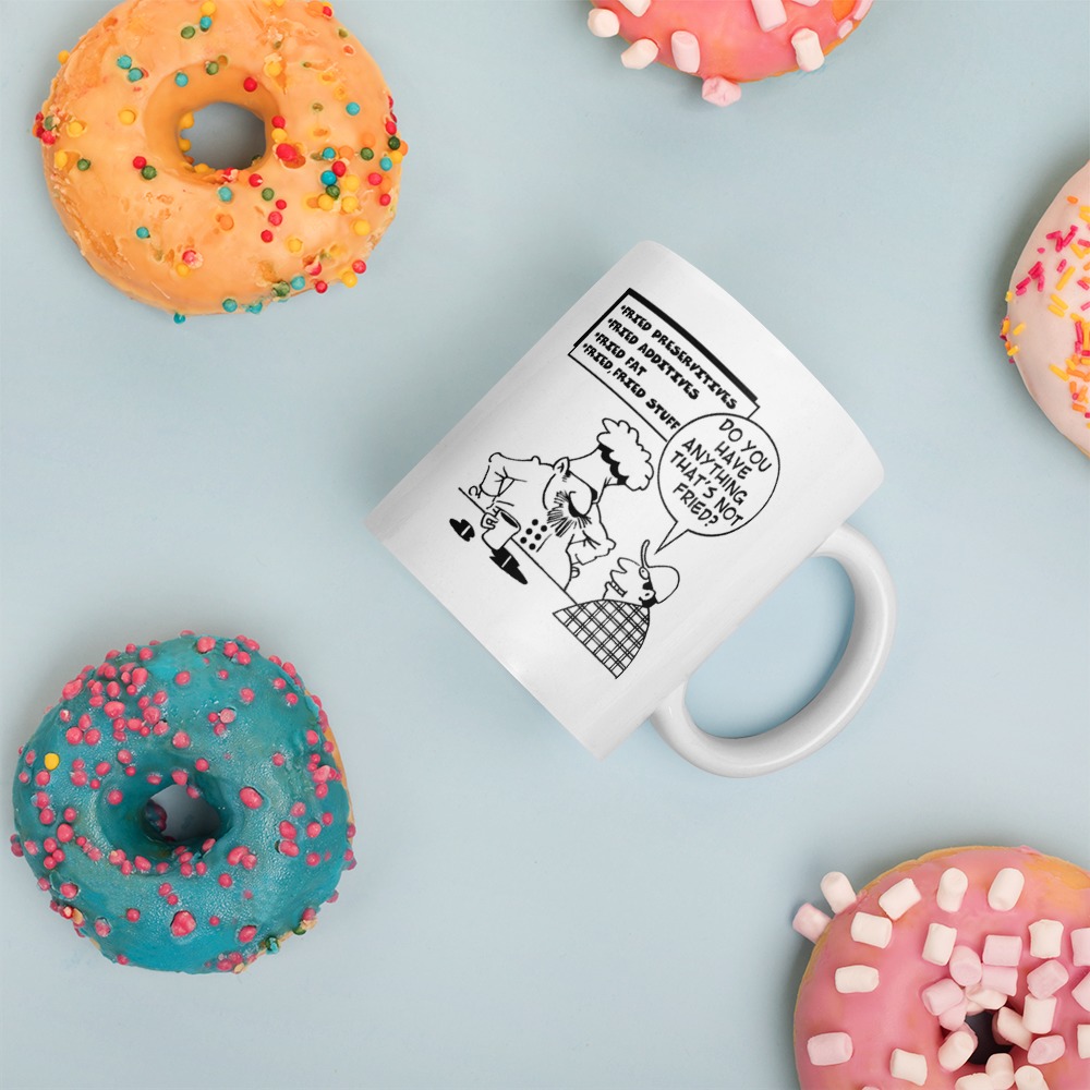 White Glossy Mug