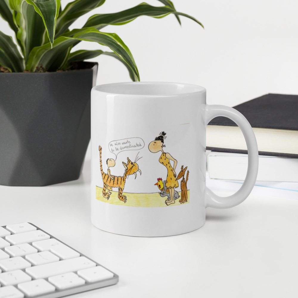 White Glossy Mug