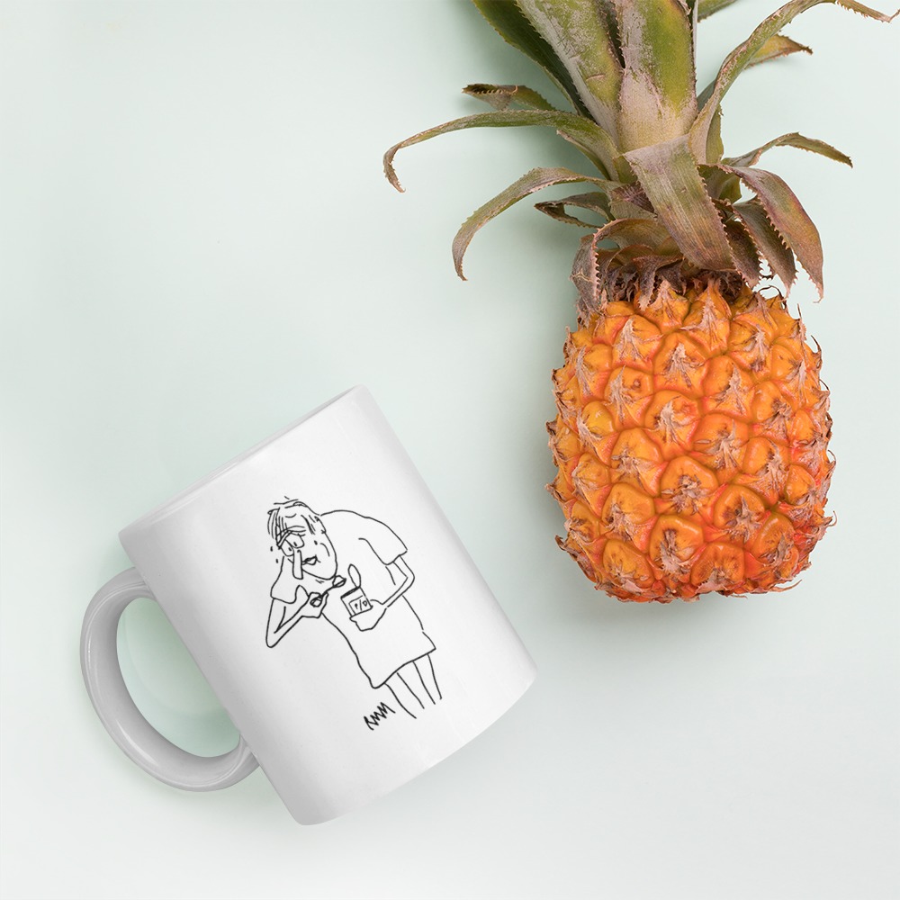 White Glossy Mug