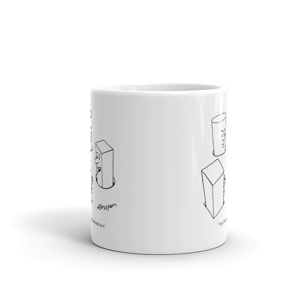 White Glossy Mug