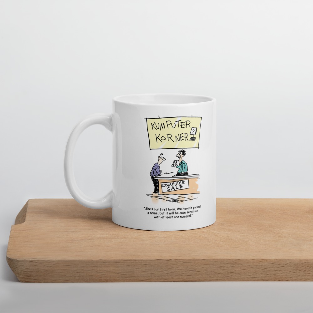 White Glossy Mug