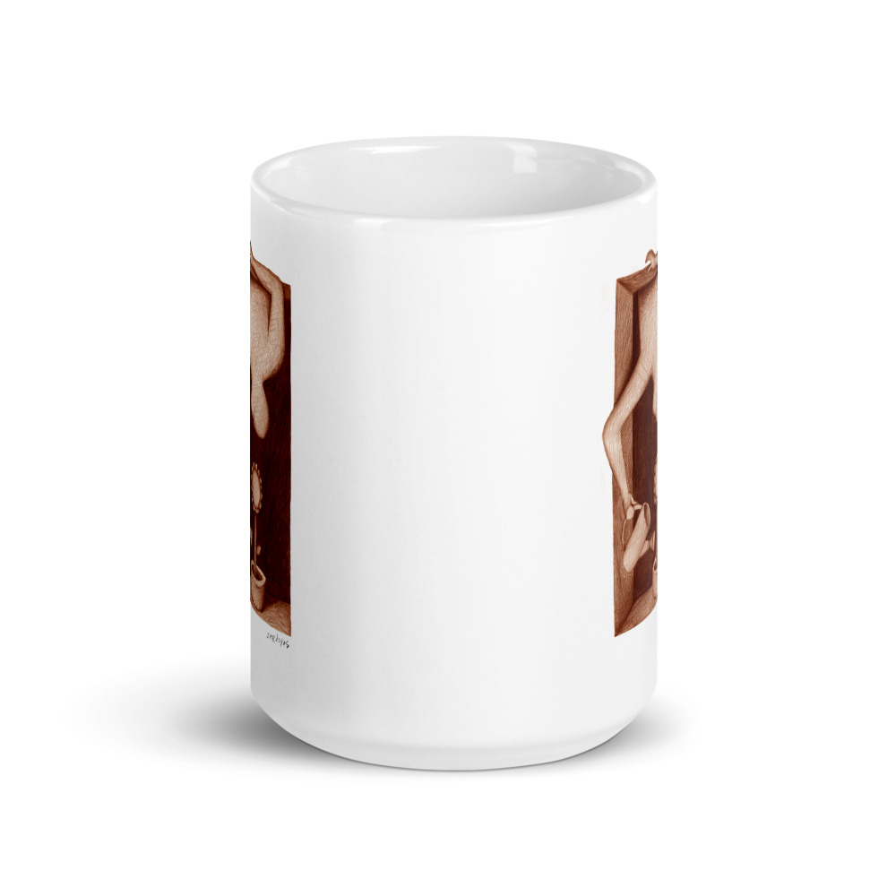 White Glossy Mug