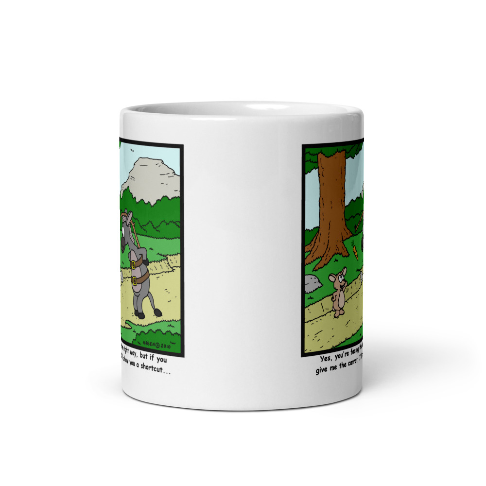 White Glossy Mug