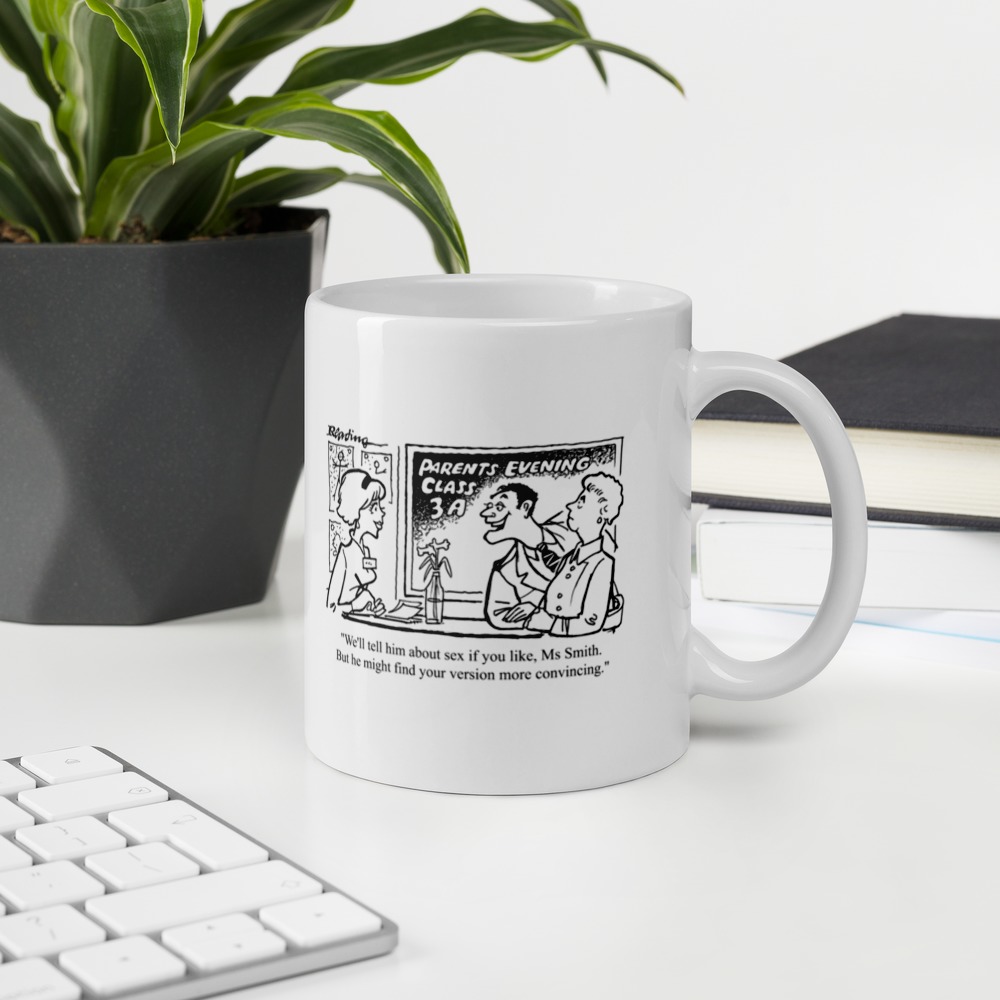 White Glossy Mug