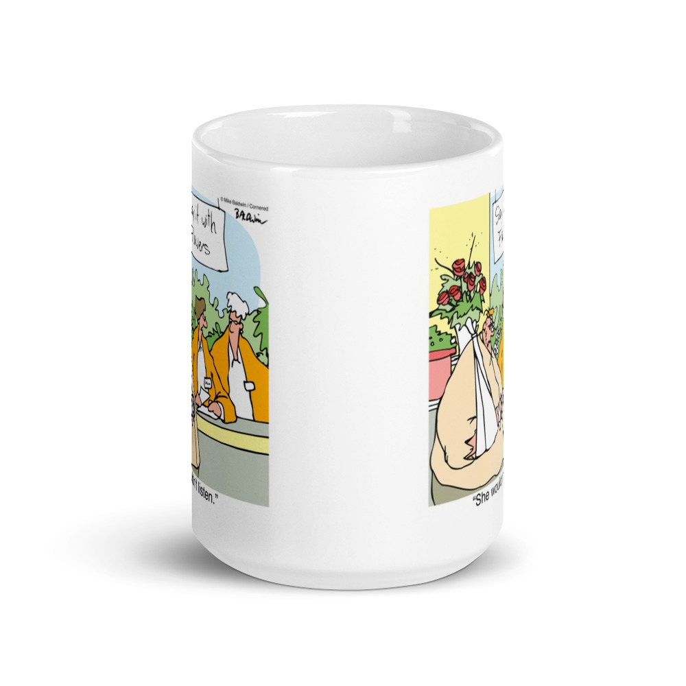 White Glossy Mug