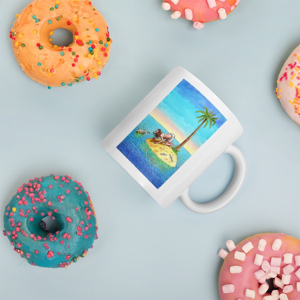 White Glossy Mug