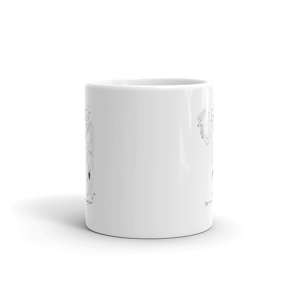 White Glossy Mug