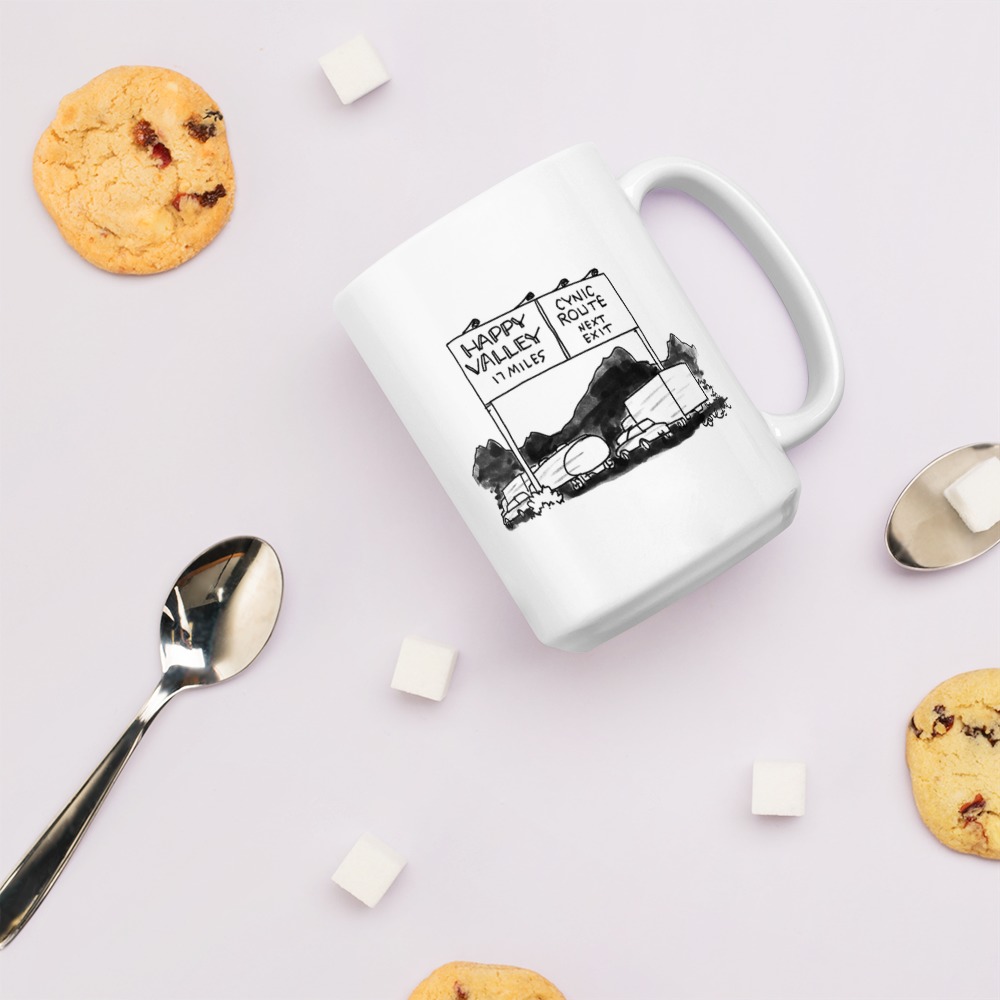 White Glossy Mug
