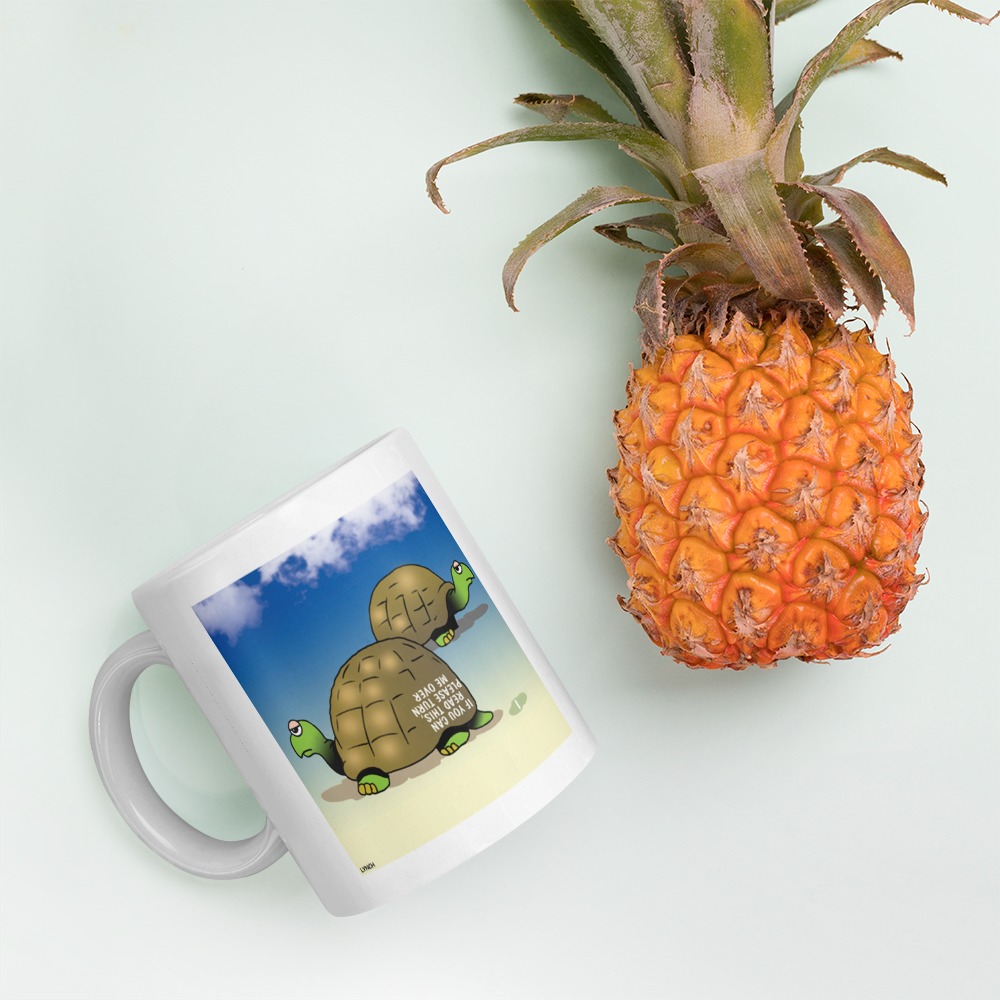 White Glossy Mug