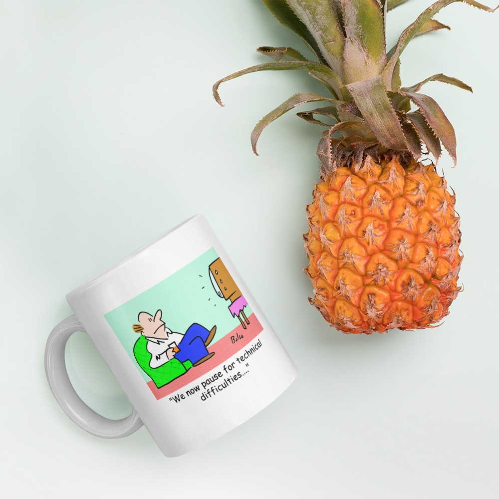 White Glossy Mug
