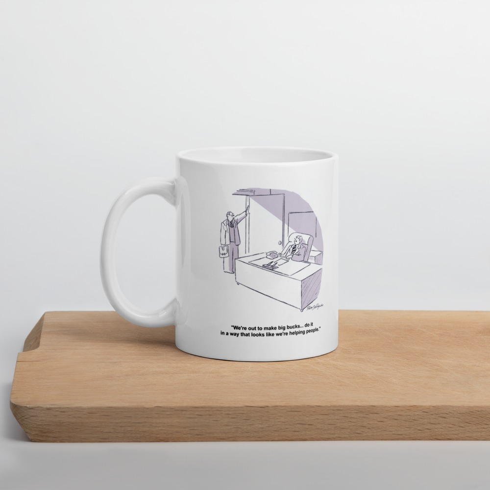 White Glossy Mug
