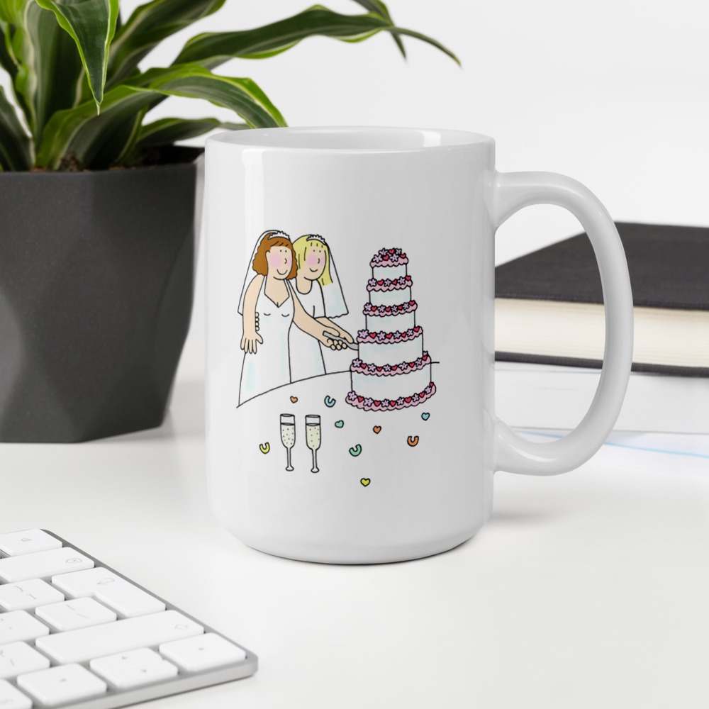 White Glossy Mug