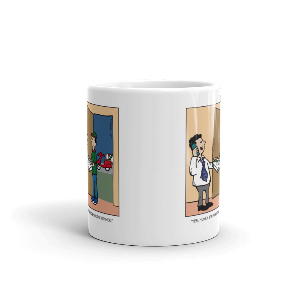 White Glossy Mug