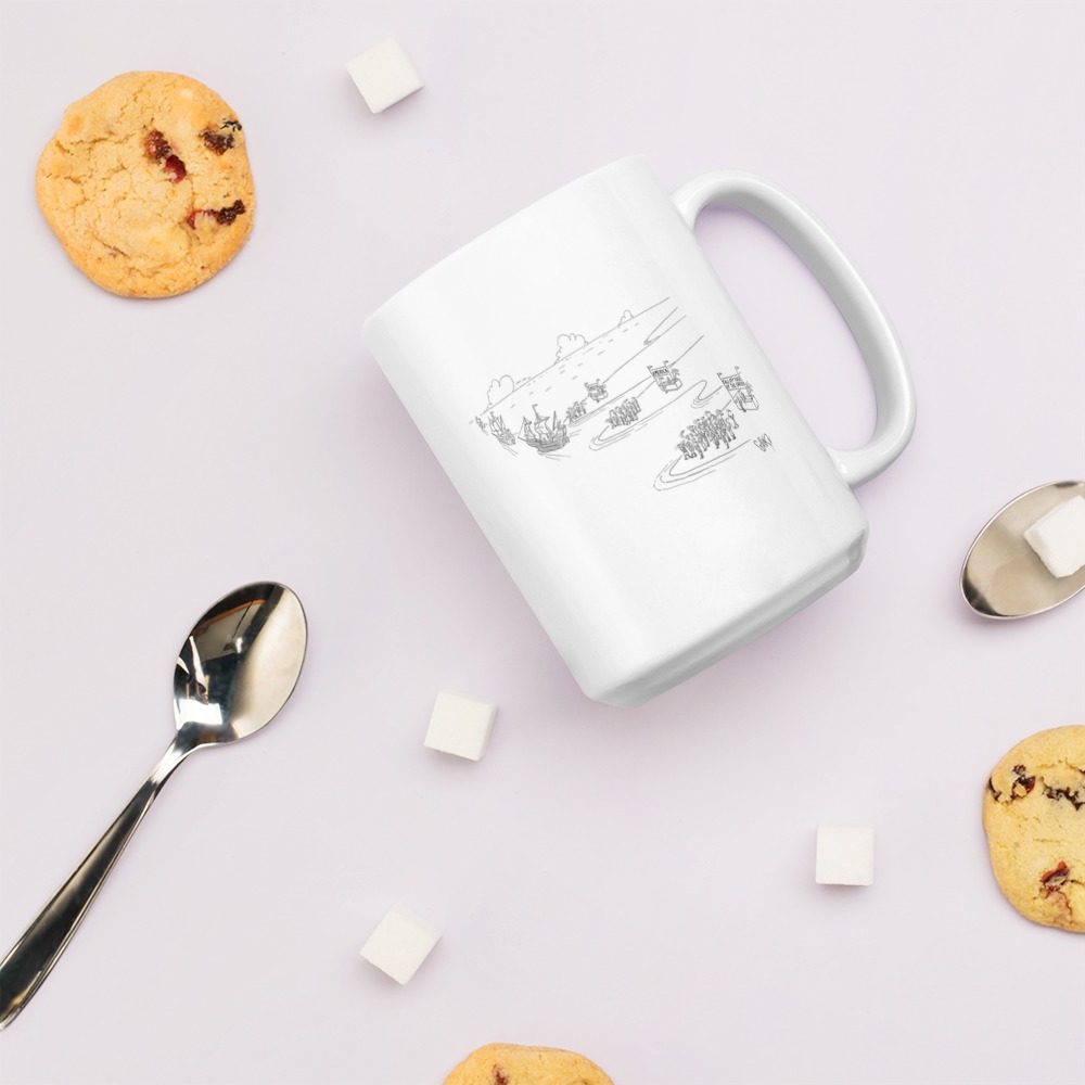 White Glossy Mug