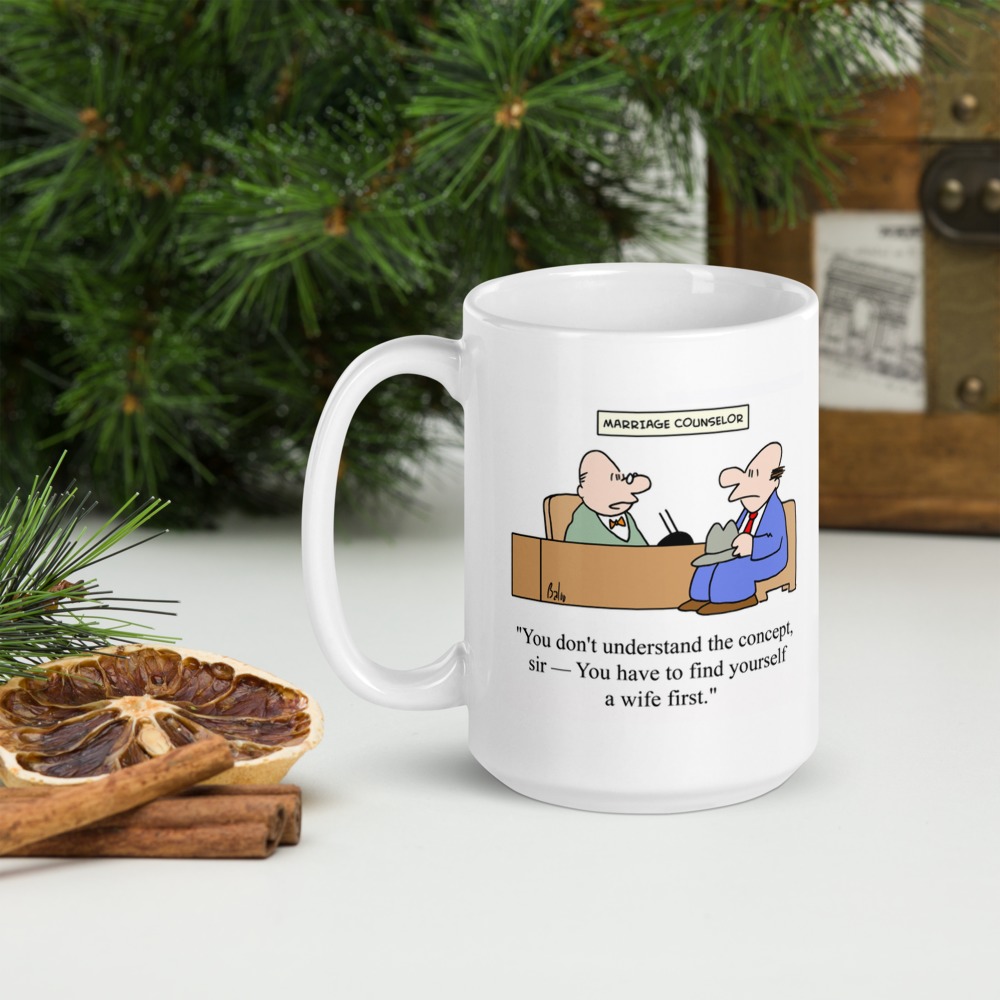 White Glossy Mug