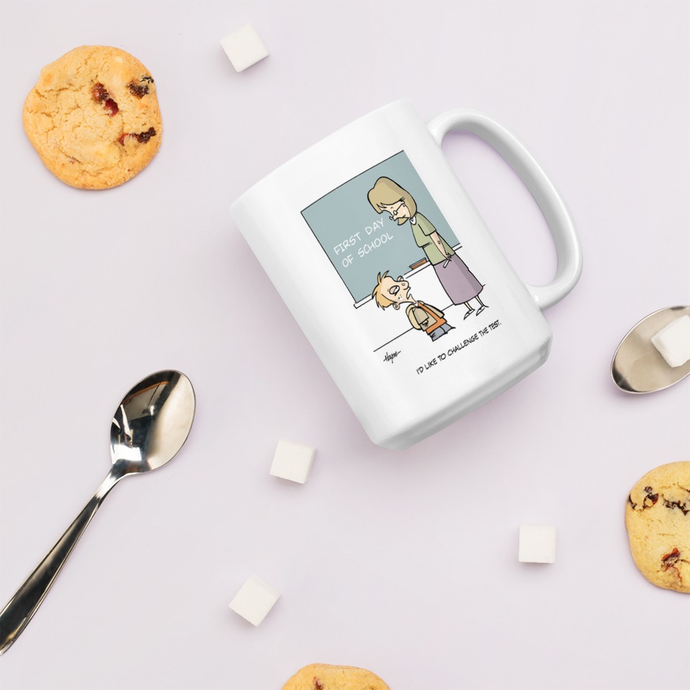 White Glossy Mug