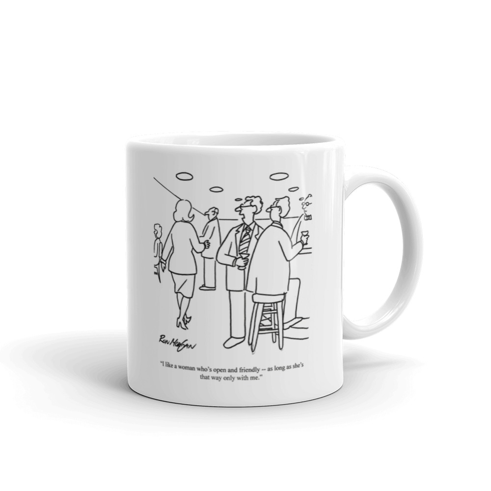White Glossy Mug