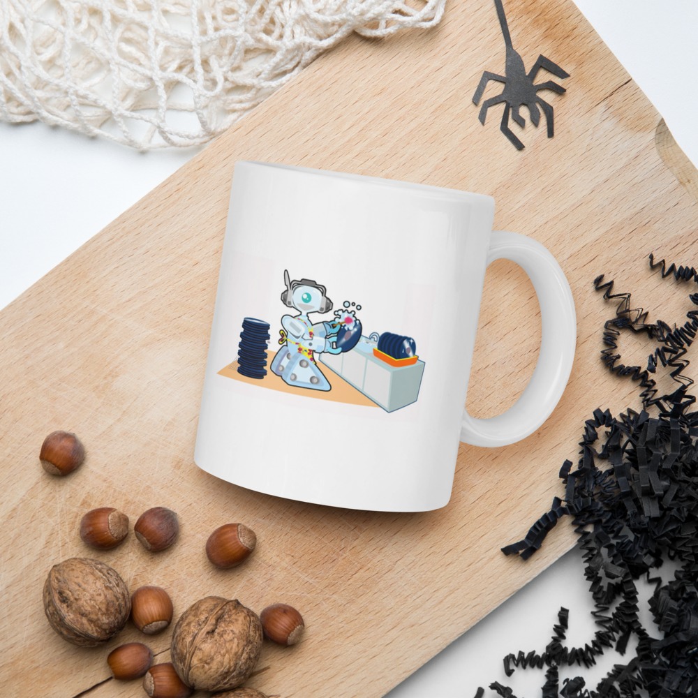 White Glossy Mug