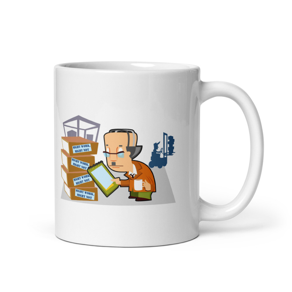 White Glossy Mug