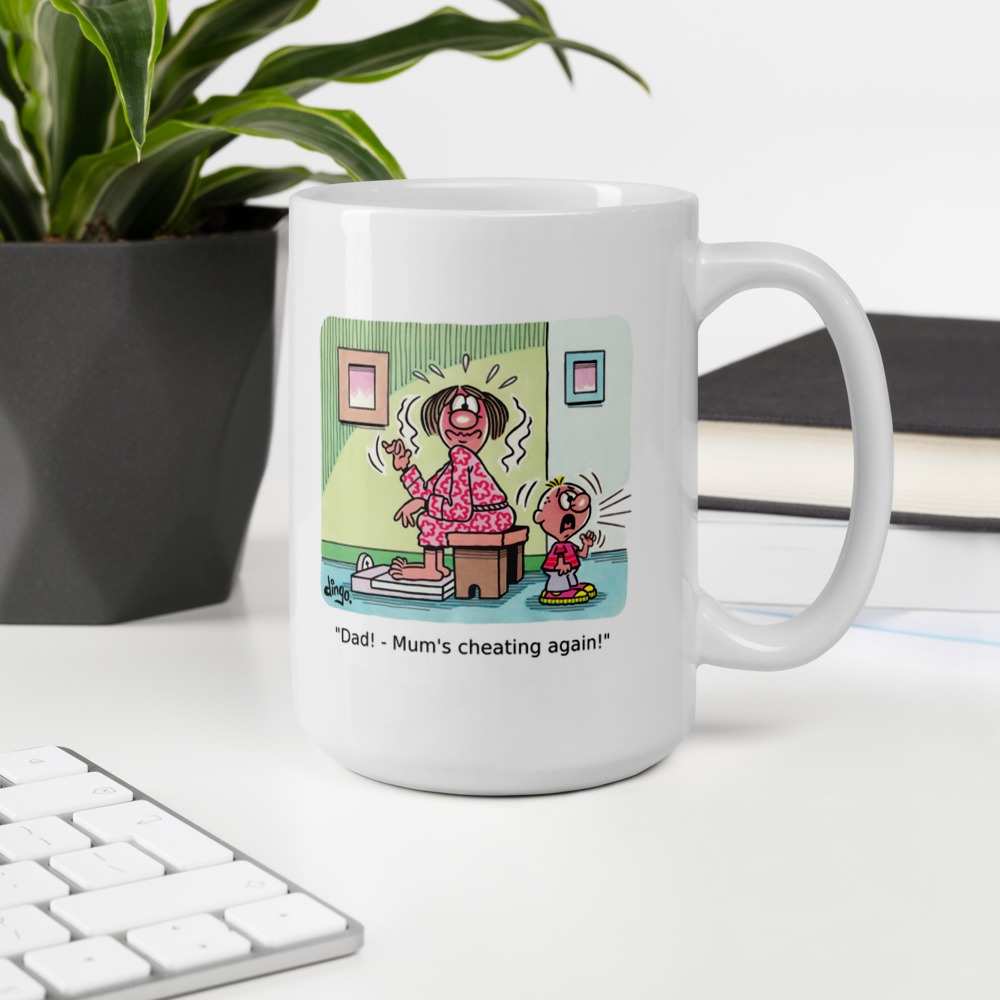 White Glossy Mug