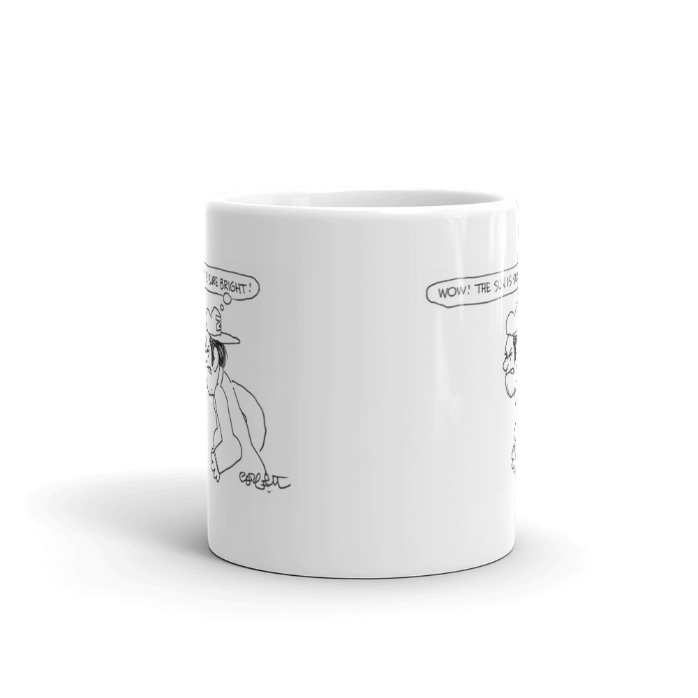 White Glossy Mug