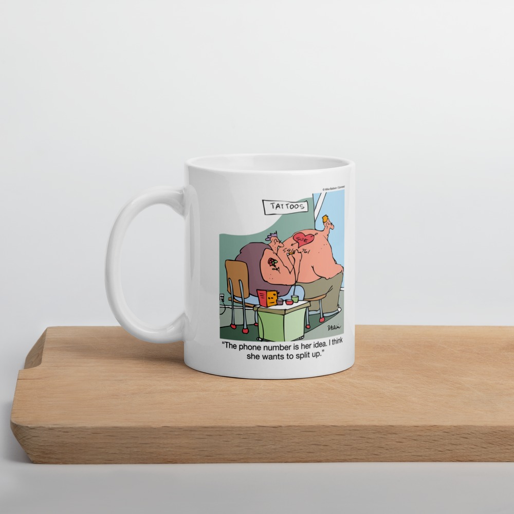 White Glossy Mug